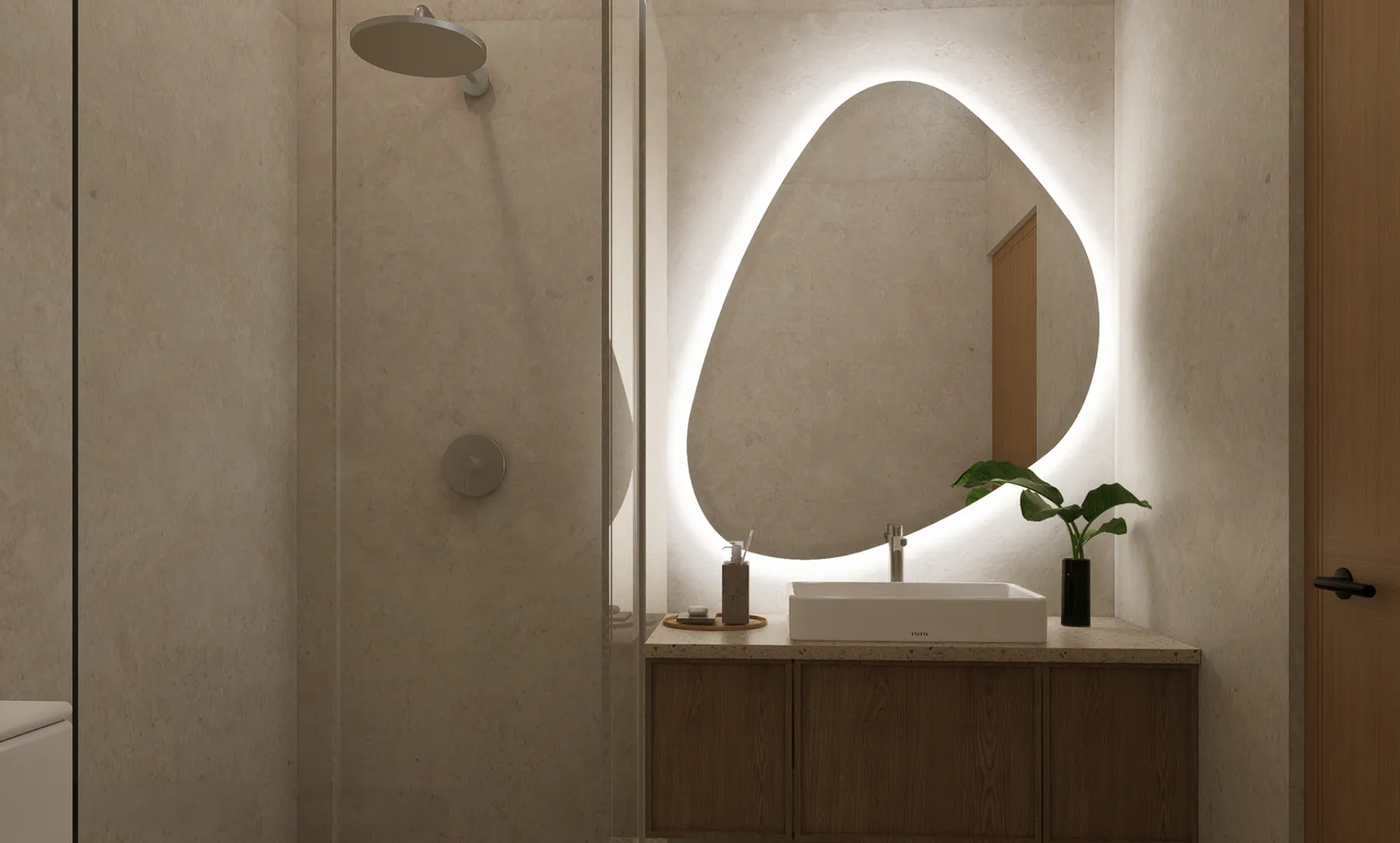 Casa de playa · Baño