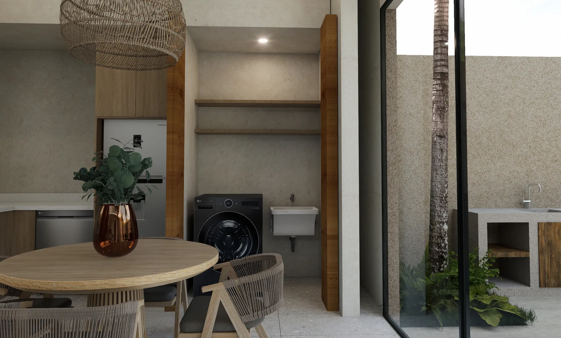 Casa de playa · Comedor