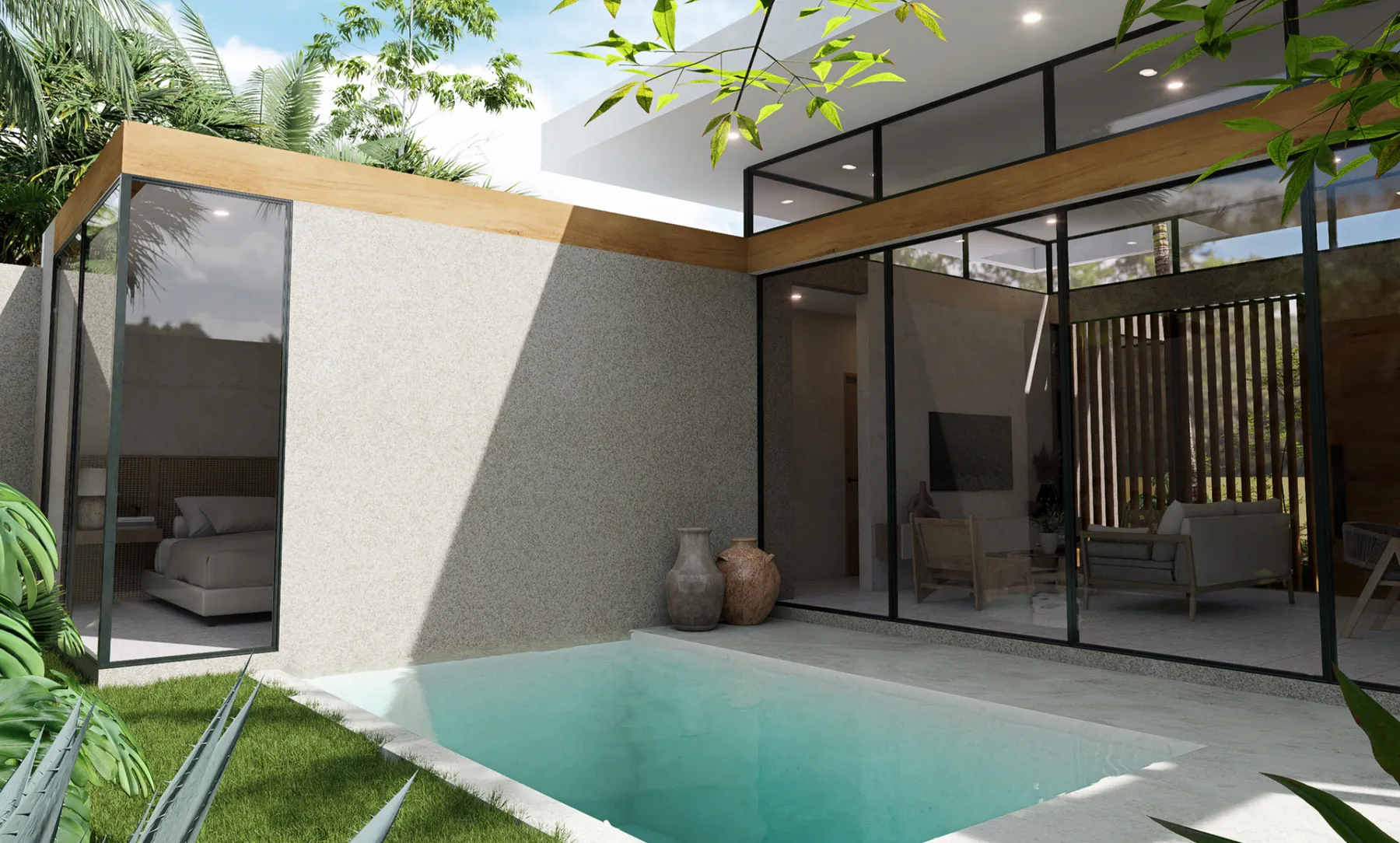Casa de playa · Jardín